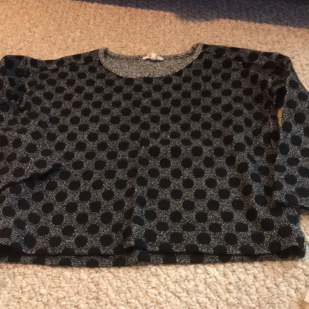 Madewell polka dot top